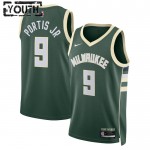 Maillot NBA Milwaukee Bucks Bobby Portis JR 9 Nike 2022-23 Icon Edition Vert Swingman - Enfant